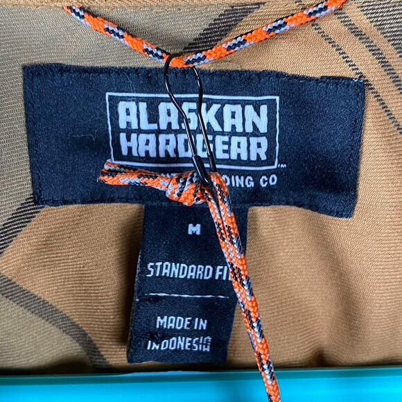 Duluth Trading Co Alakan Hardgear Button Shirt Men's Medium Plaid New - Picture 4 of 9